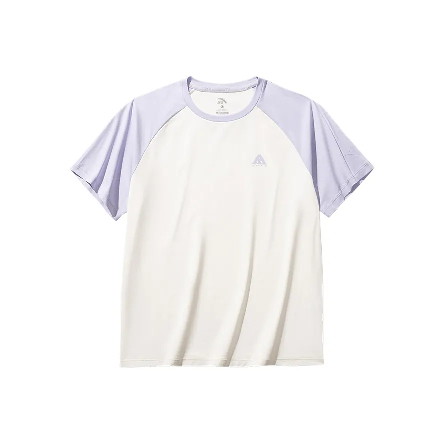 Anta Women's Outdoor Series T Shirt Women's Cool Purple/Warm Jade White
