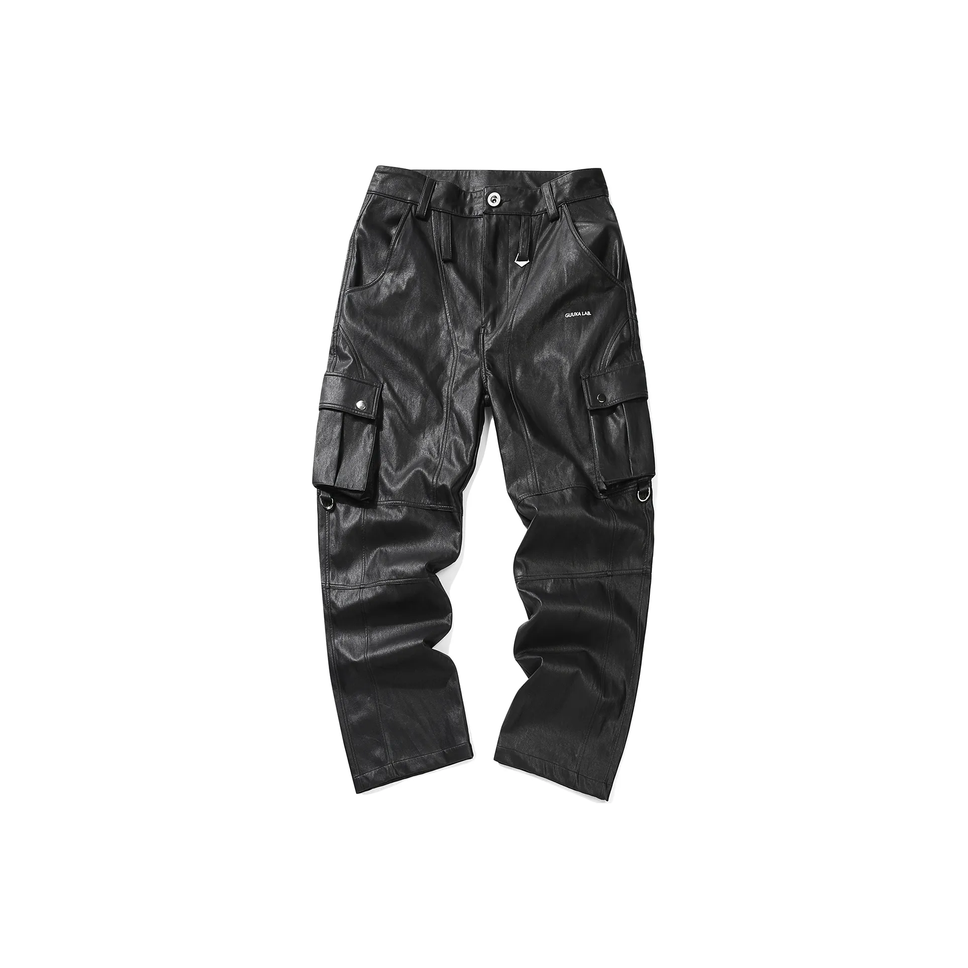 Guuka Hero Кожаные брюки Женские Черные