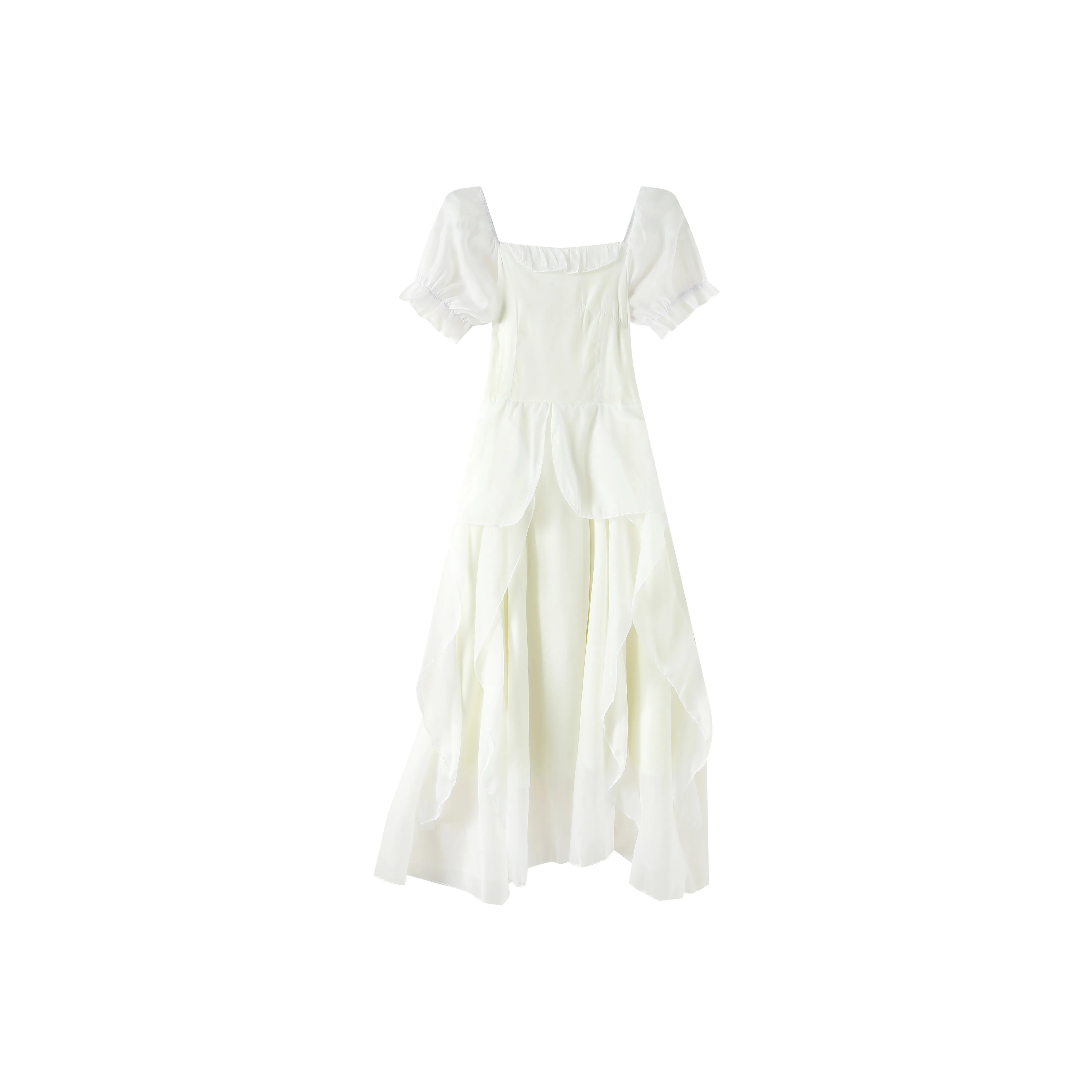 ZCDECO Короткий рукав платье женское белое