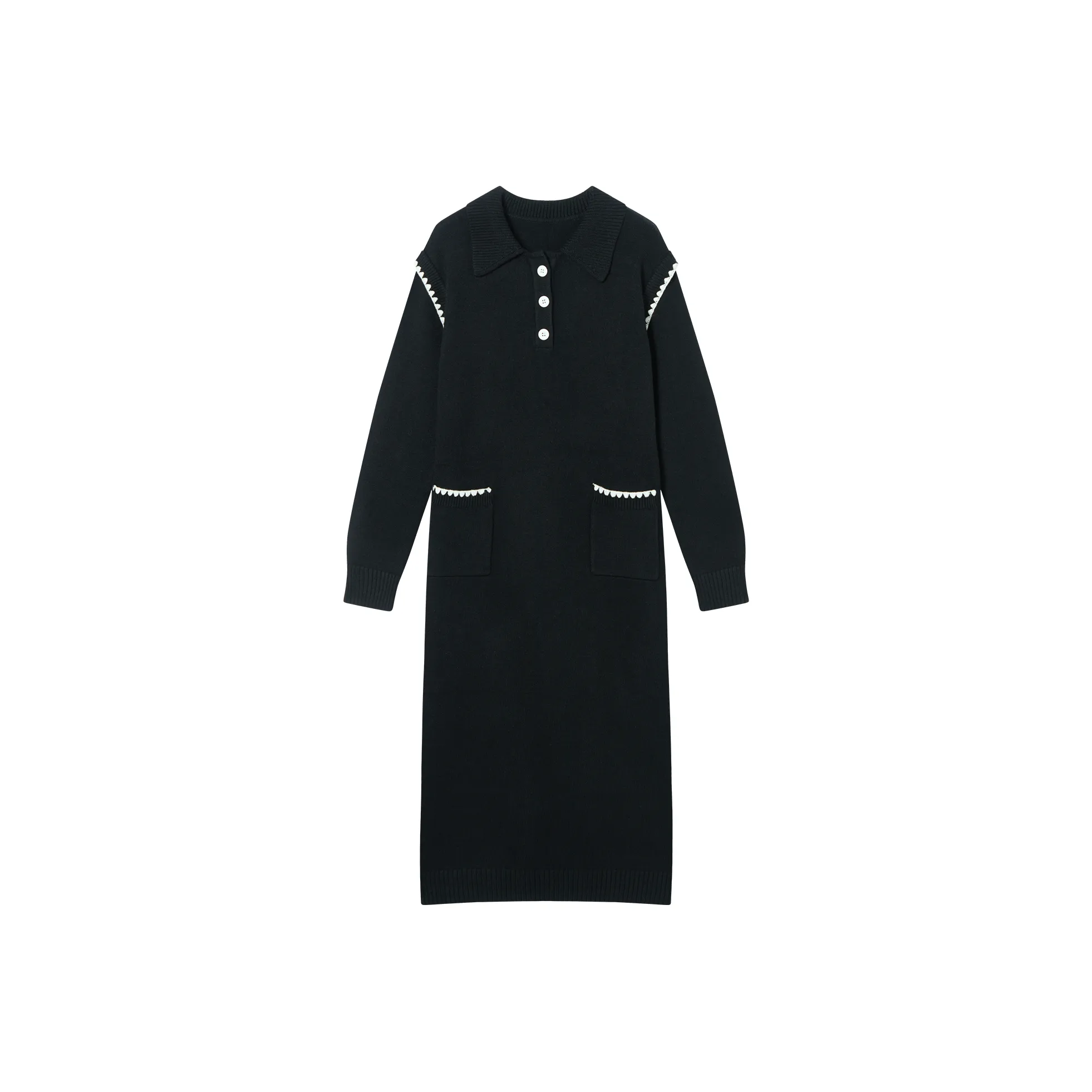 DIALOGUE Женские Длинные Платья с Рукавами