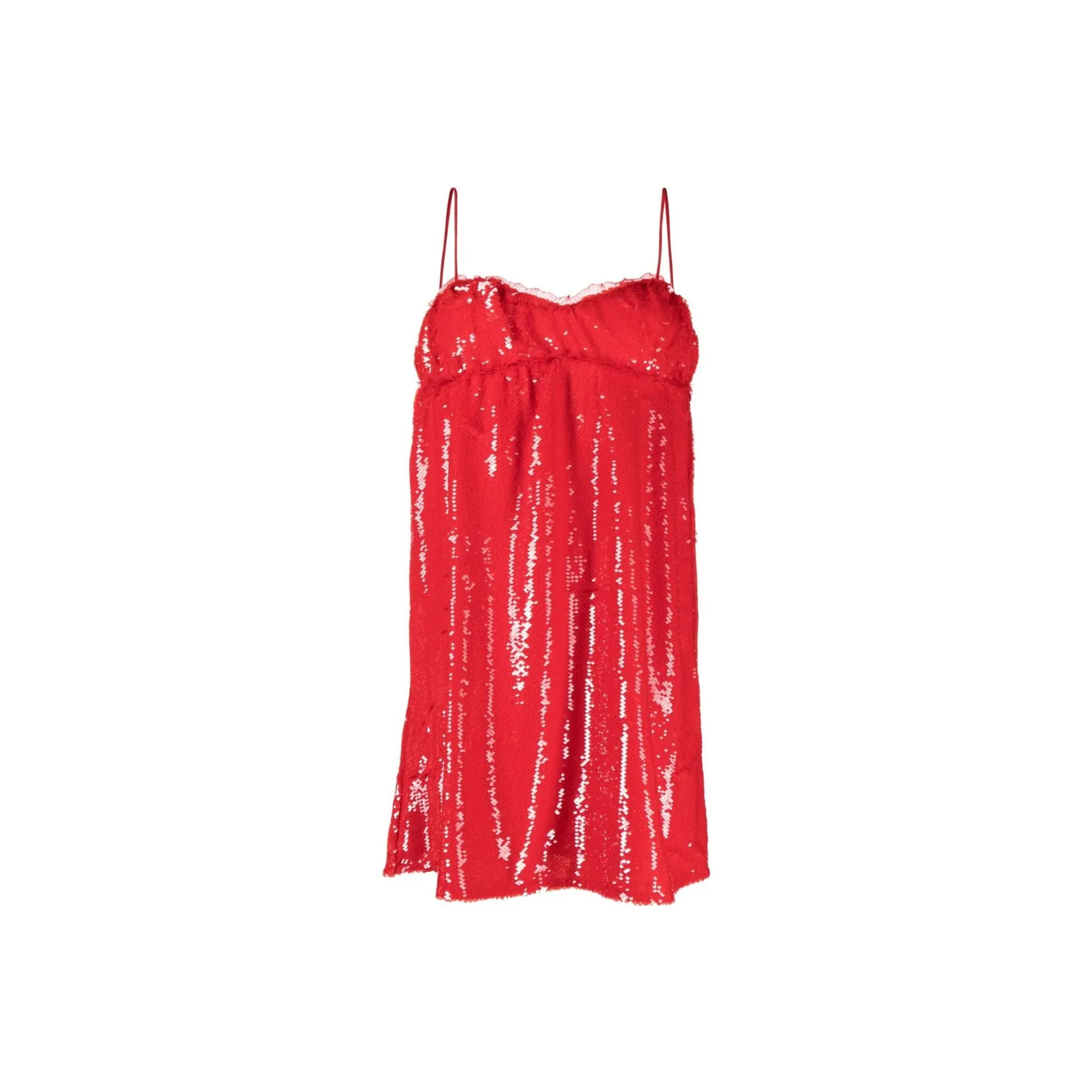 GANNI Sequinned Sleeveless Minidress