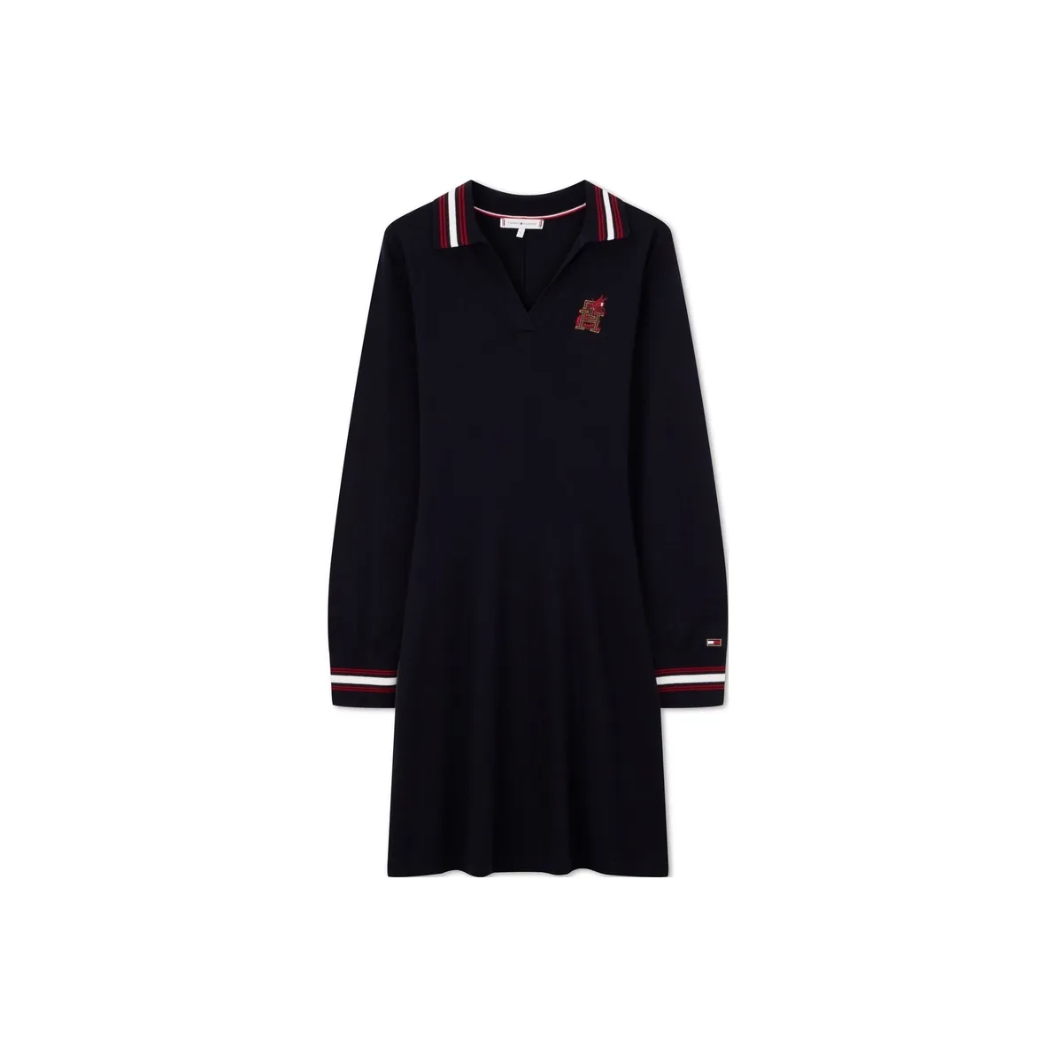 Tommy Hilfiger Long Sleeved Dresses Women's Navy Blue
