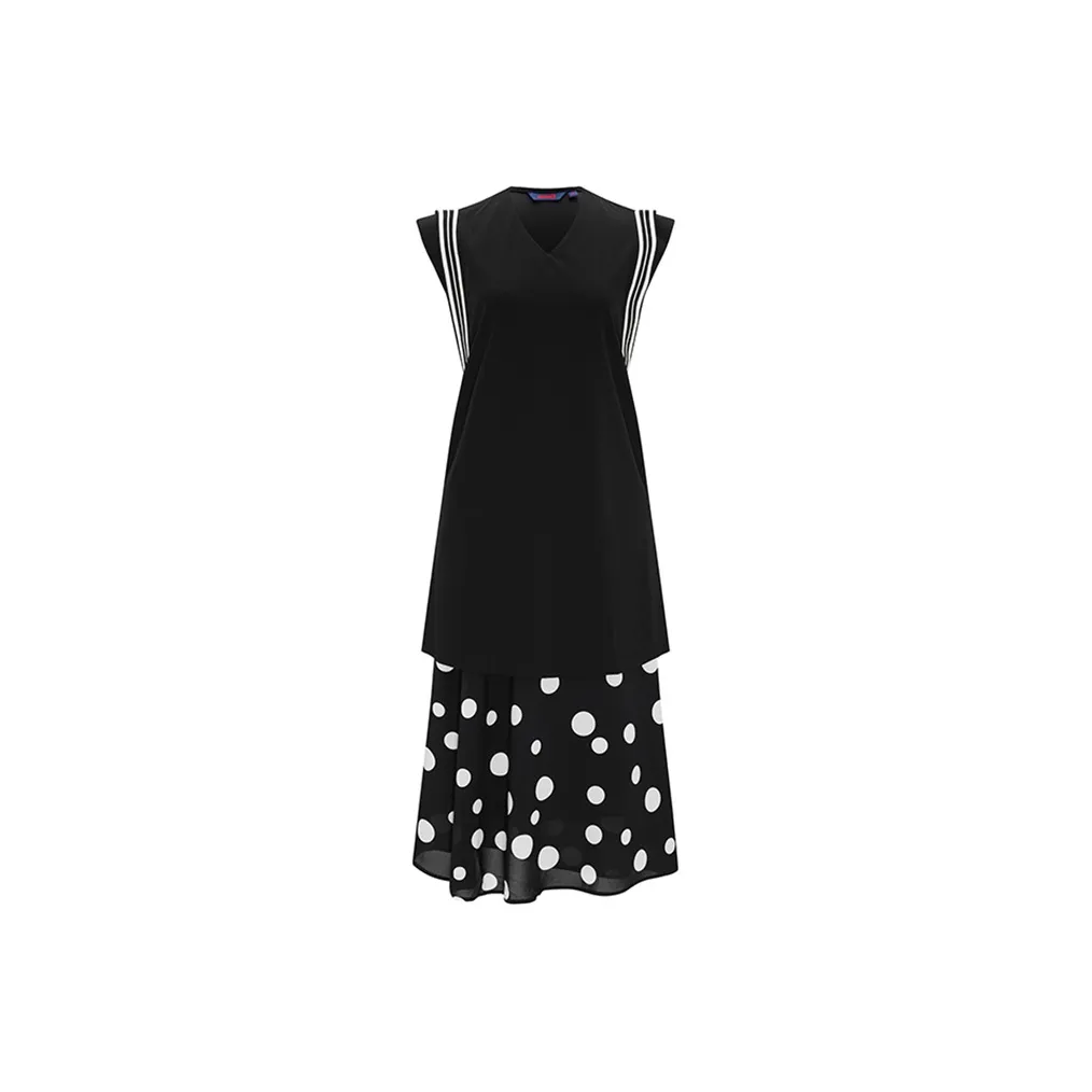 NAVIGARE Short Sleeved Dress Women's Night Black