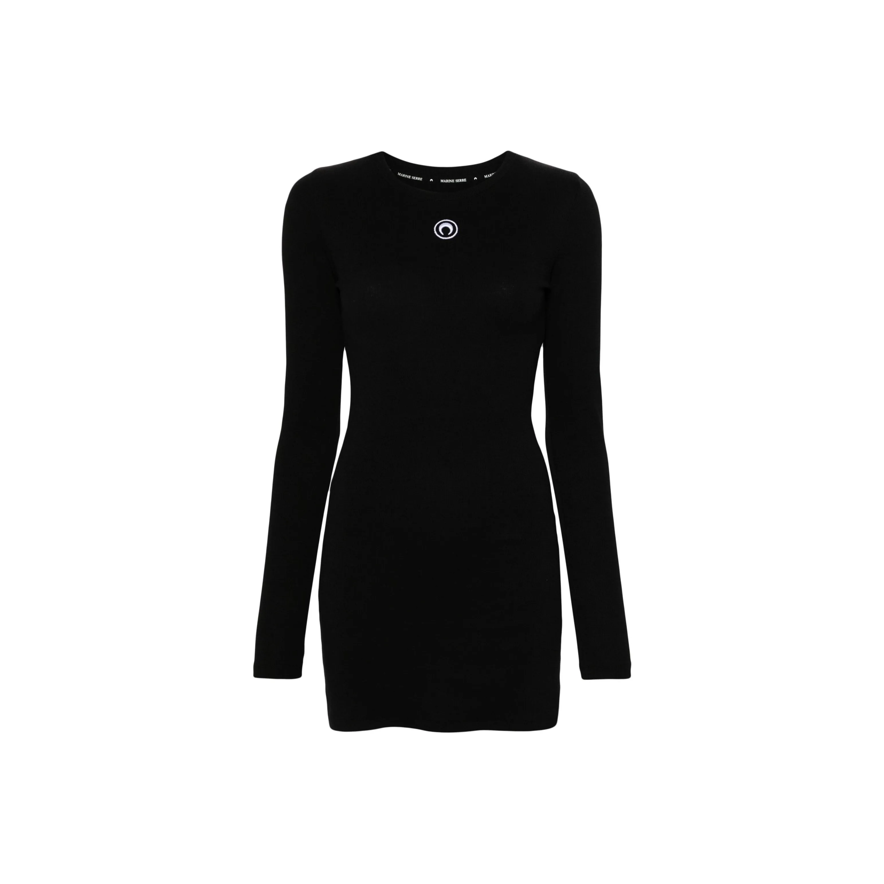 Marine Serre Crescent Moon embroidered Mini Dress