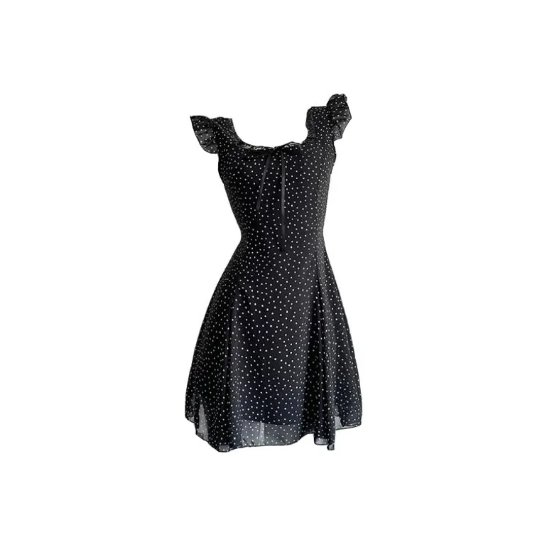 Qiuerle Short Sleeved Dress Women's