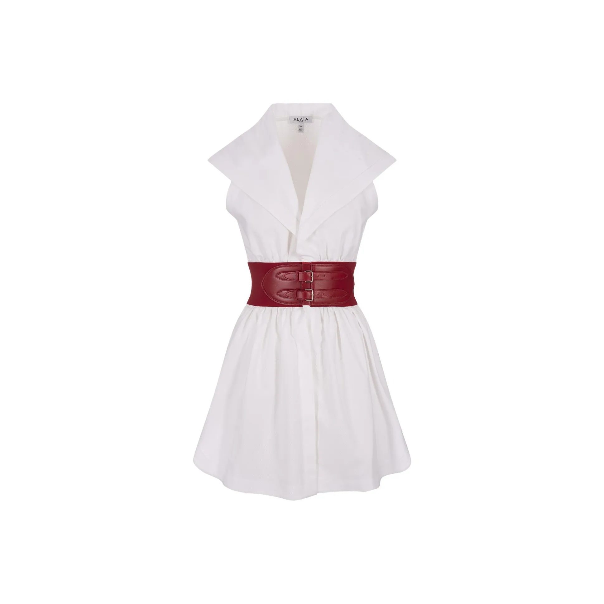 Alaia Sleeveless Dress Women's White