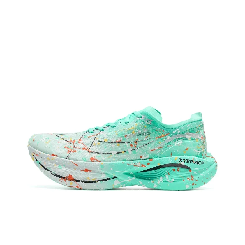 XTEP 160X 3,5PRO Беговые кроссовки Низкий топ Лунный камень Синий Бирюзовый Мужской