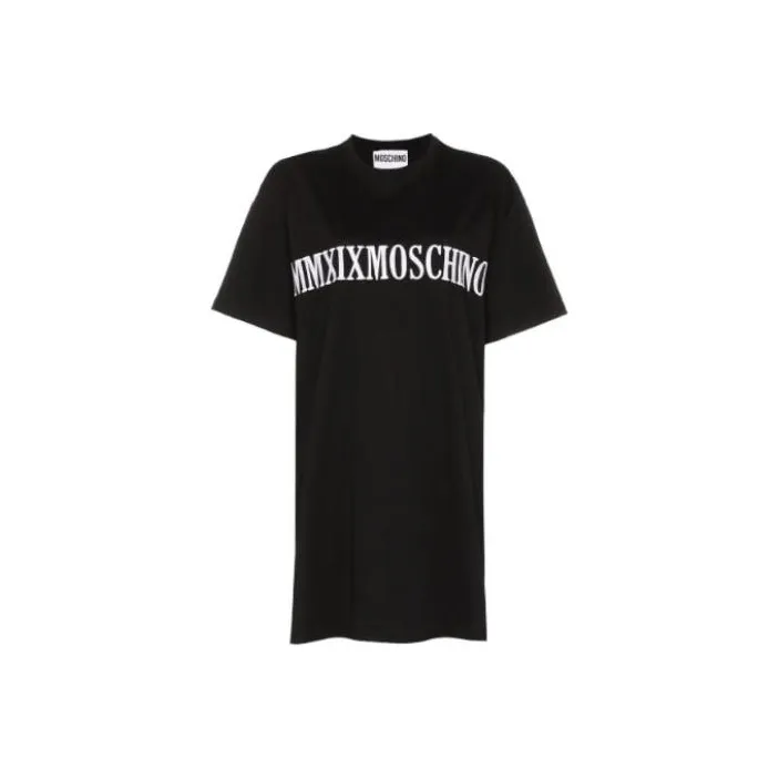 MOSCHINO Short Sleeved Dresses Women's Black