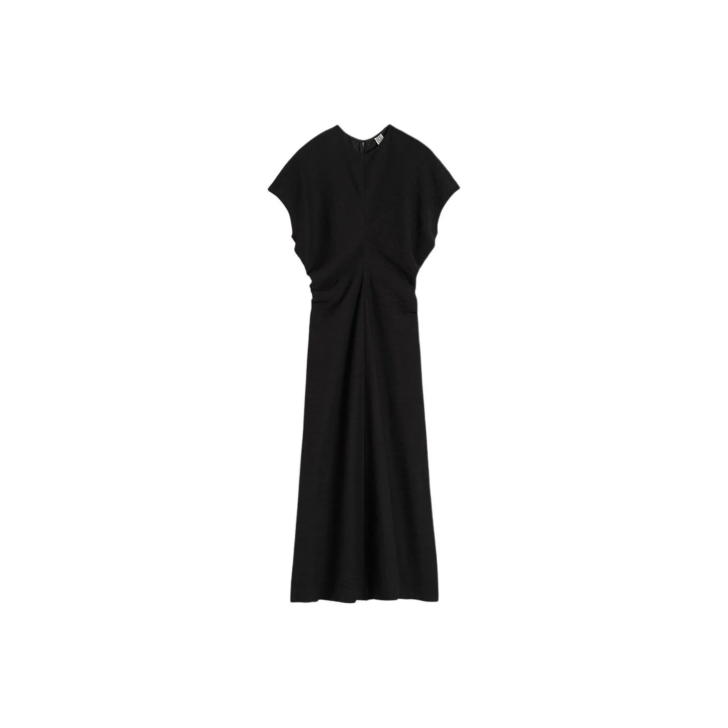 TOTEME Slouch waist Plissé Midi Dress