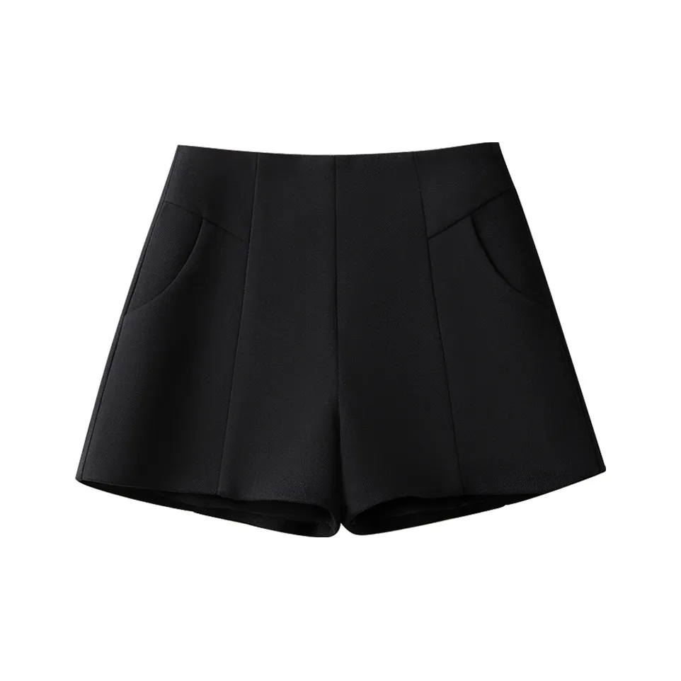 Cypress House Повседневные шорты Женские Черные