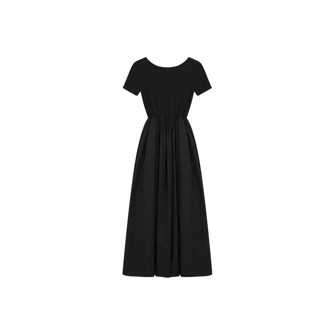 THE SEA LIFE Короткое платье с короткими рукавами женское черное маг