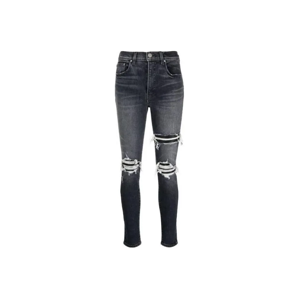 AMIRI High waist Distressed Skinny Jeans