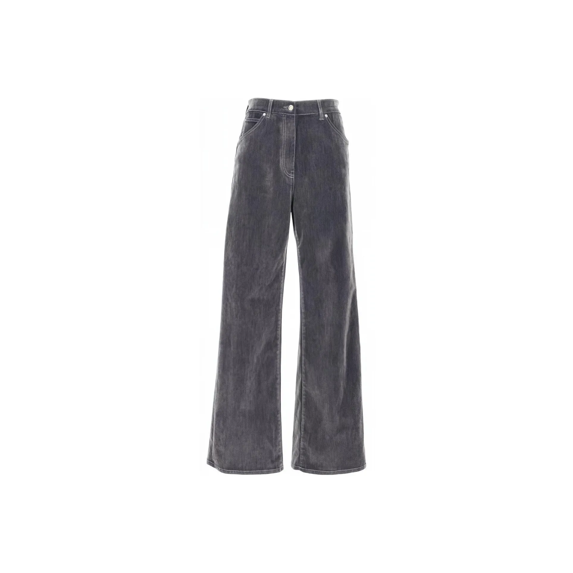 MSGM Velvet Wide Leg Trousers
