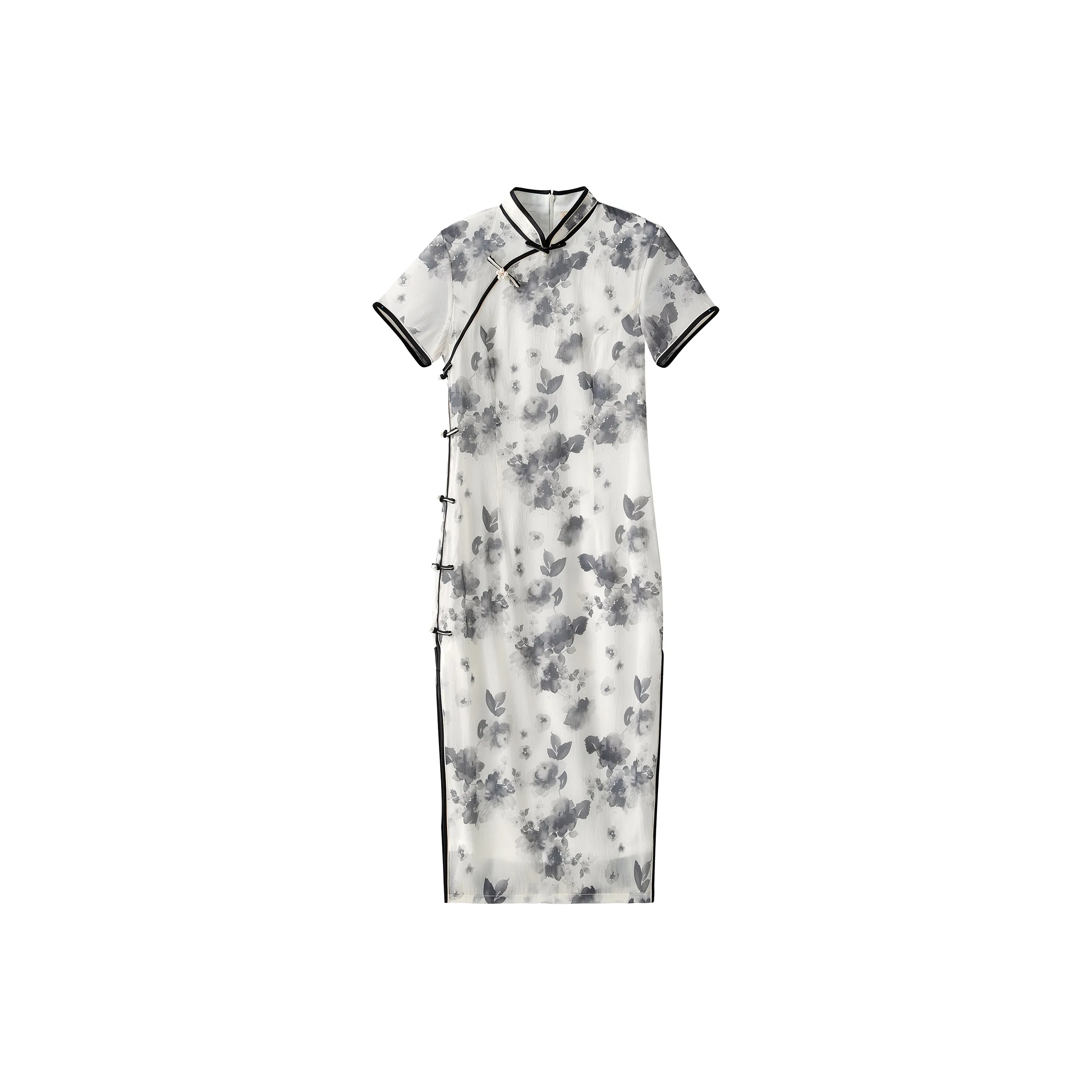 Korean Style Short Sleeved Dress Women's Multicolor