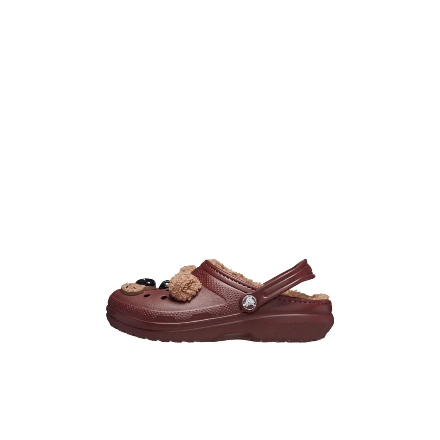 Crocs Classic Lined Slip-Resistant Shock Absorbers Low Top Обувь для малышей Темно-кофейный Infant And Toddler