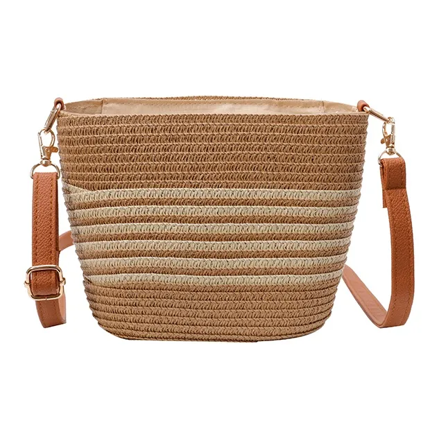 WXRX Ткань вязаная ведрообразная сумка сумка через плечо женская многоцветная