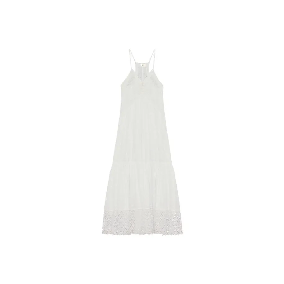 ISABEL MARANT SS24 Camisole Long Skirt Women's White