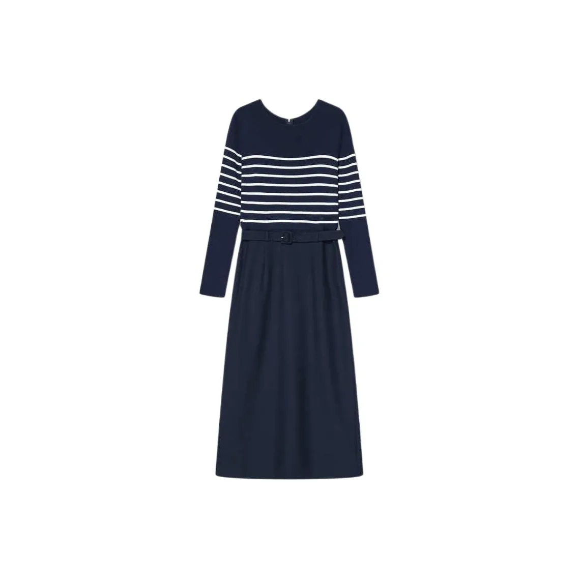 Goodland Длинное платье с длинными рукавами женское темно-синий