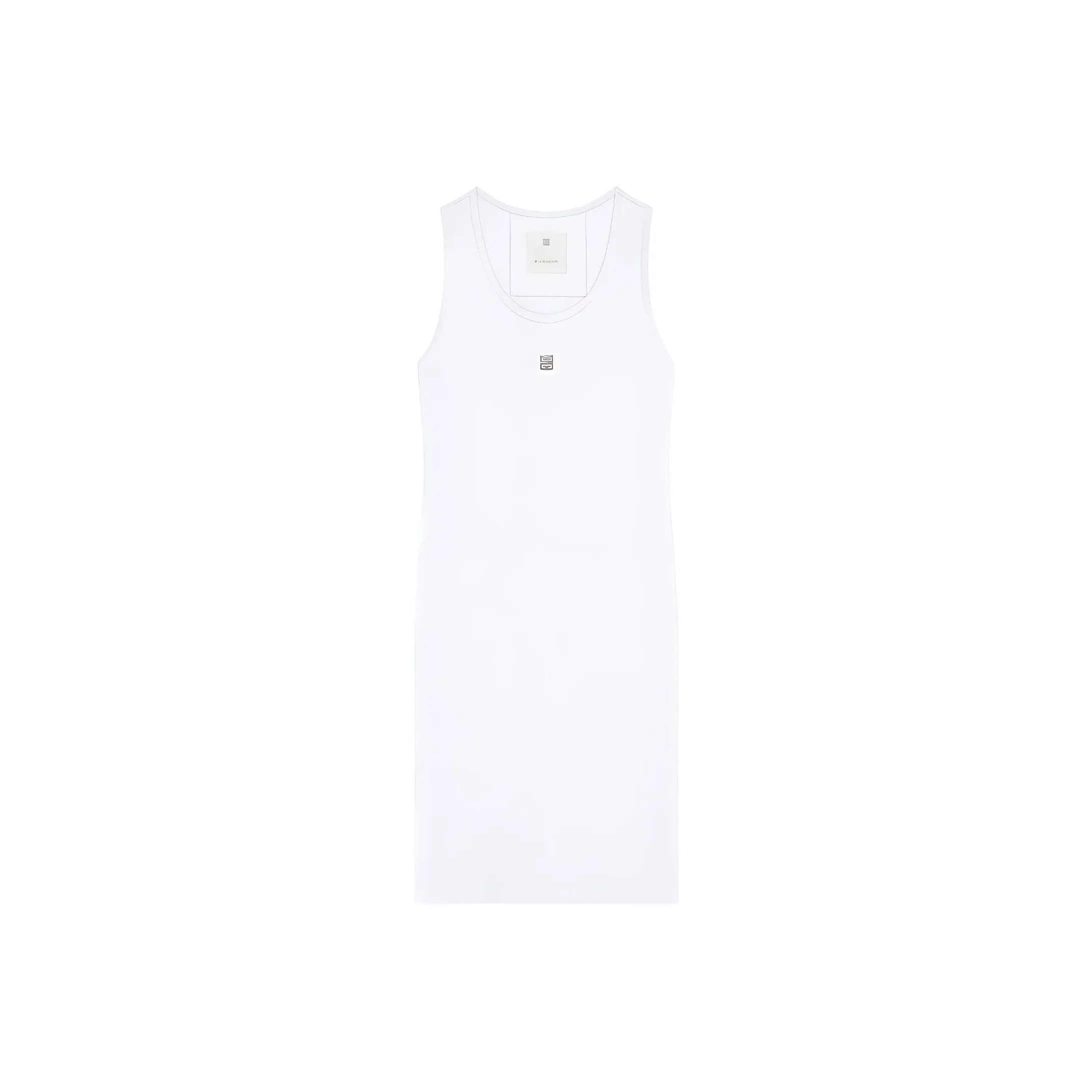 Givenchy 4G Plaque Ribbed Knit Tank Dress