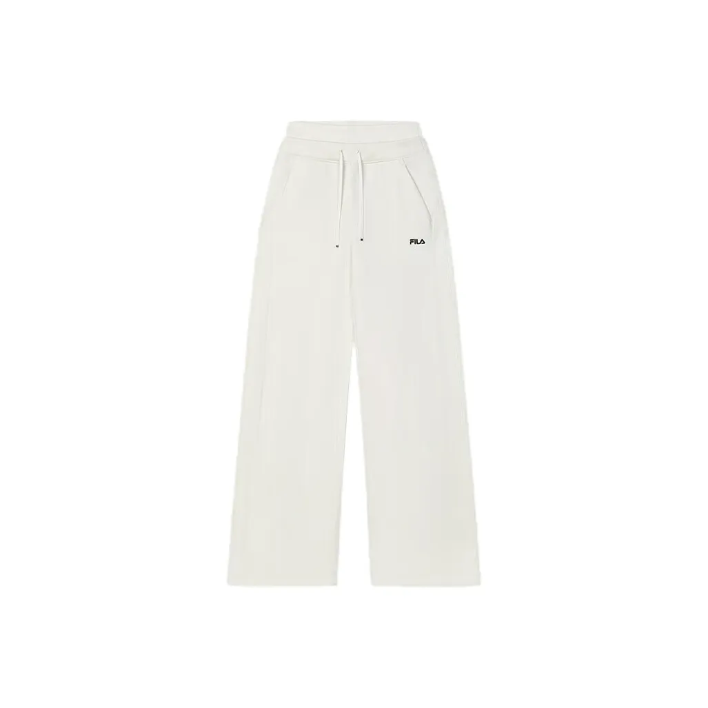 FILA Knitted Sweatpants Women's Steam White