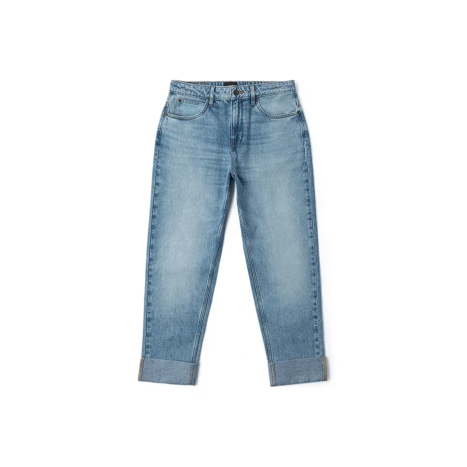 Lee Светло-синие Женские Джинсы