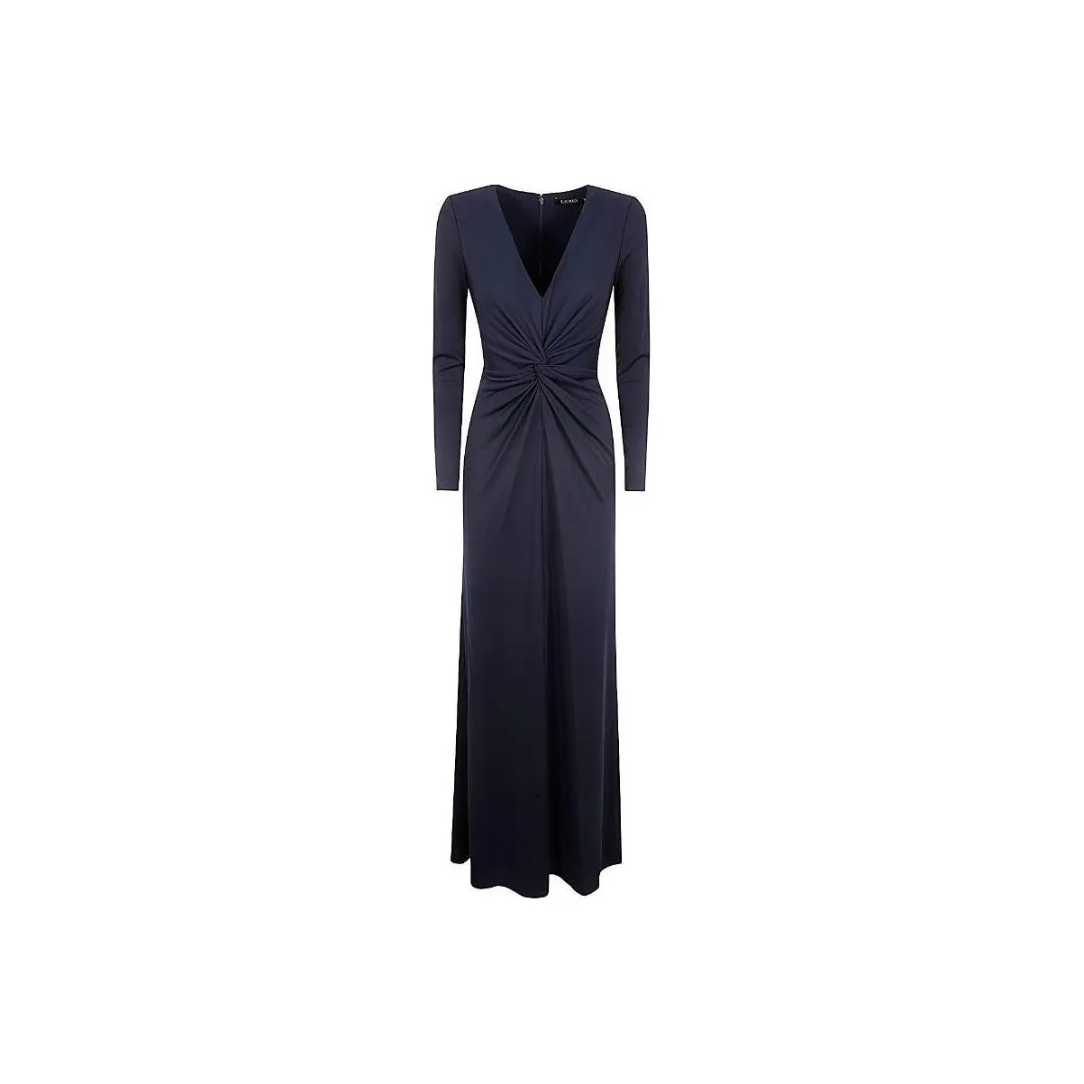 Lauren Ralph Lauren V Neck Stretched Gown