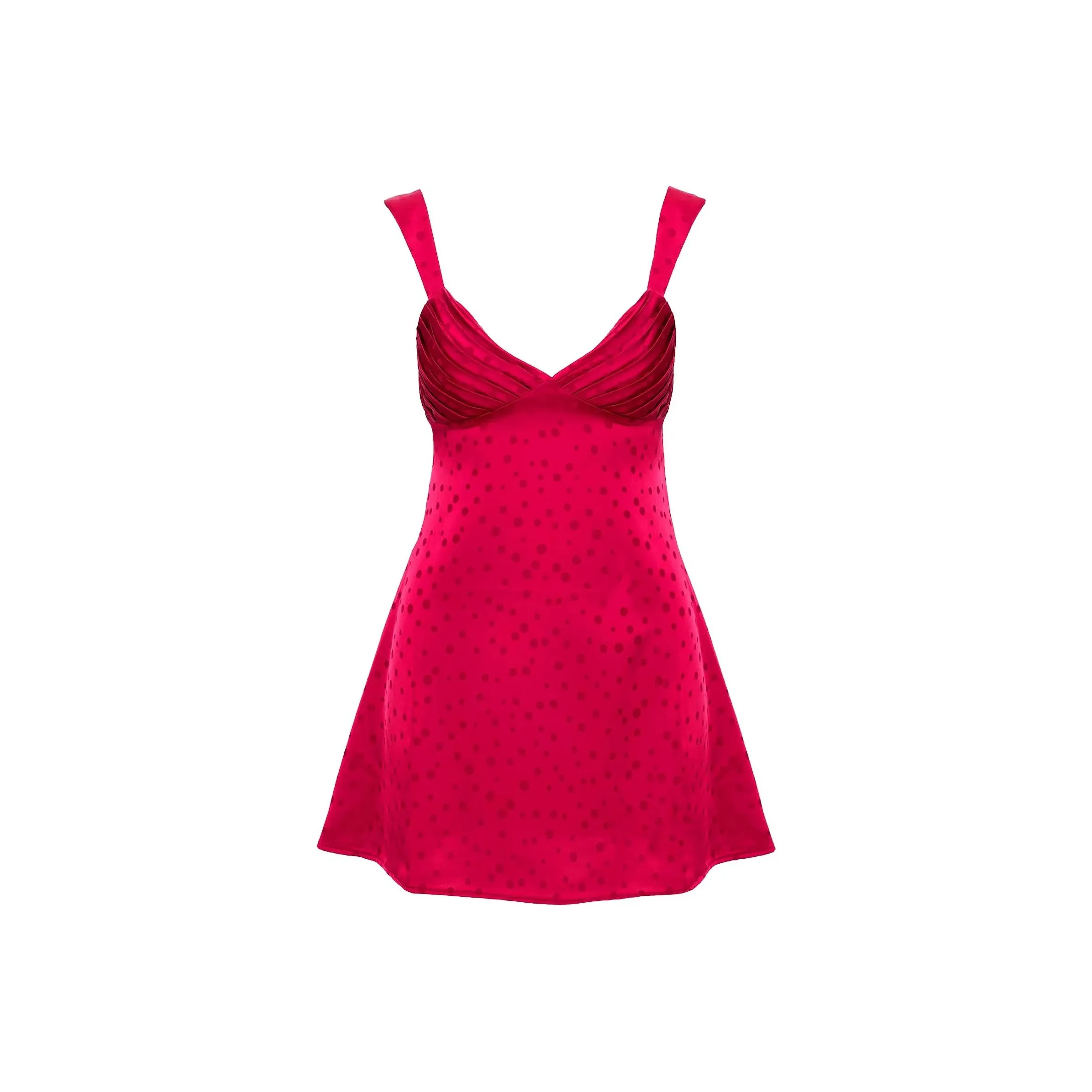 PRINCESS POLLY EVADINE MINI DRESS Slip Dresses Women's RED/Red