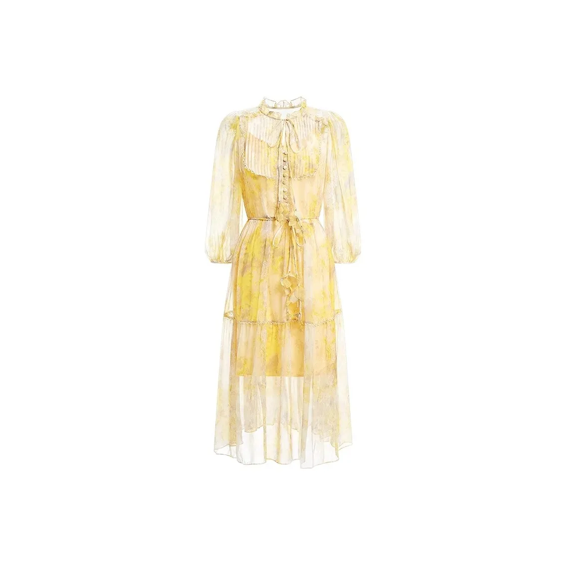 AUI Long Sleeved Dress Women's Yellow