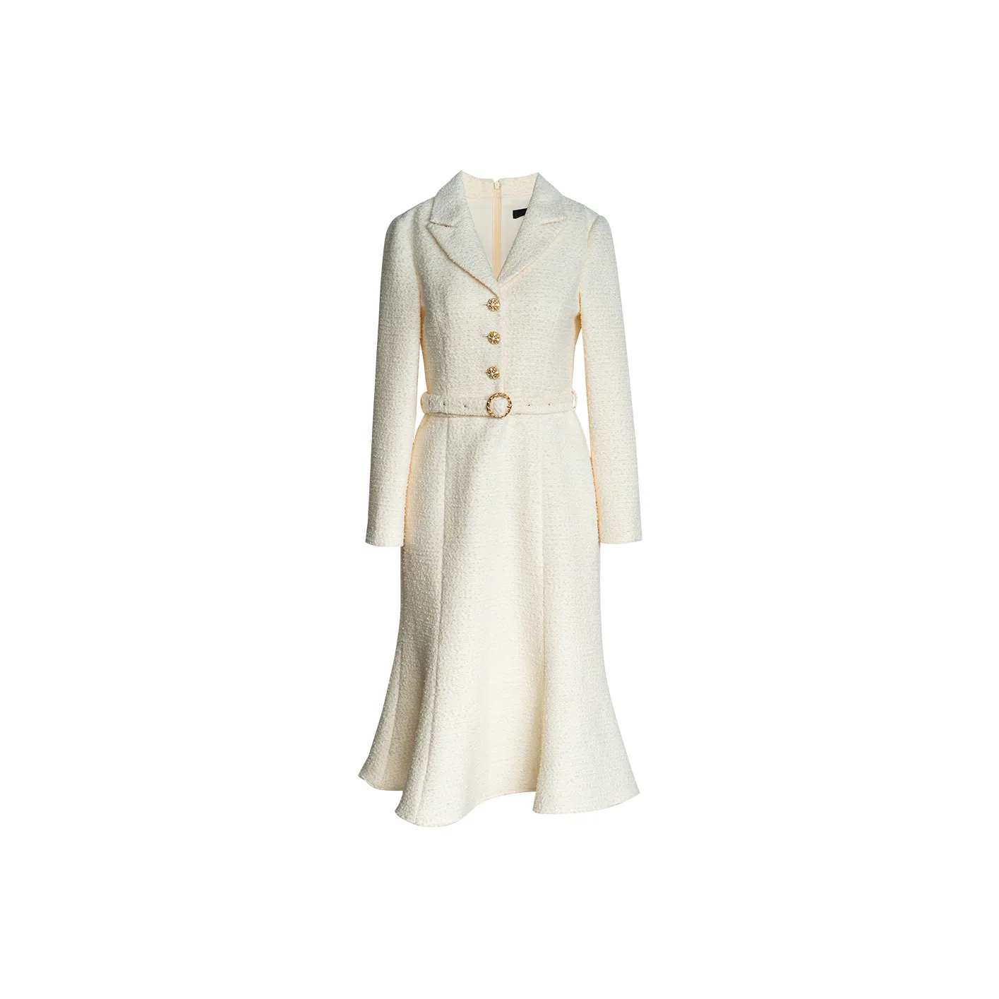 ROEYSHOUSE Long Sleeved Dresses Women's Ecru