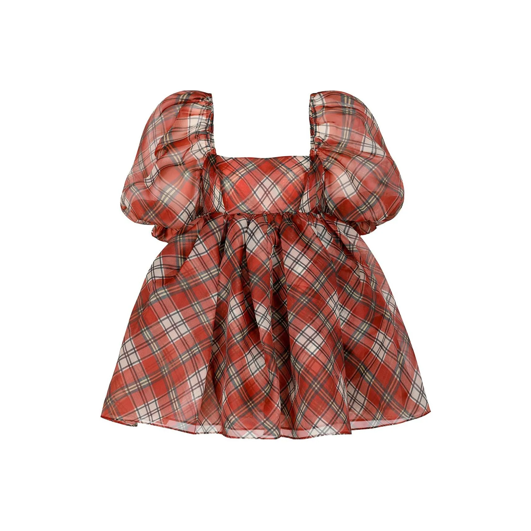 Selkie Collection Short Sleeved Dress Women's Red