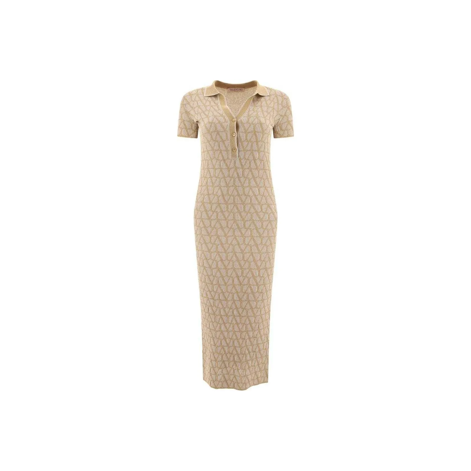 Valentino Toile Iconographe Jacquard Short Sleeved Dress