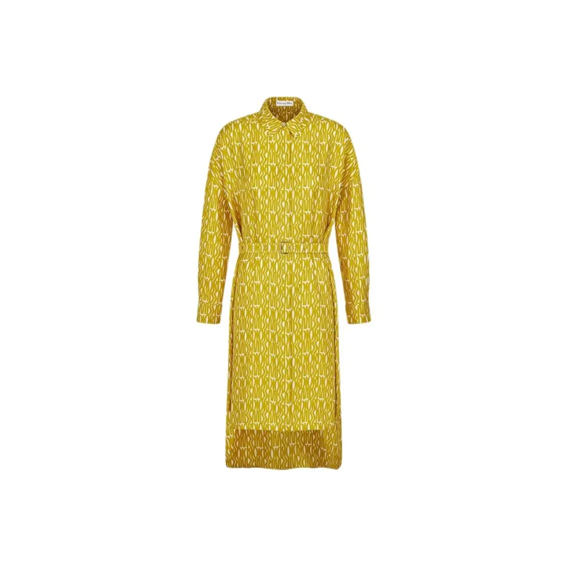 DIOR Long Sleeved Dresses Women's Yellow