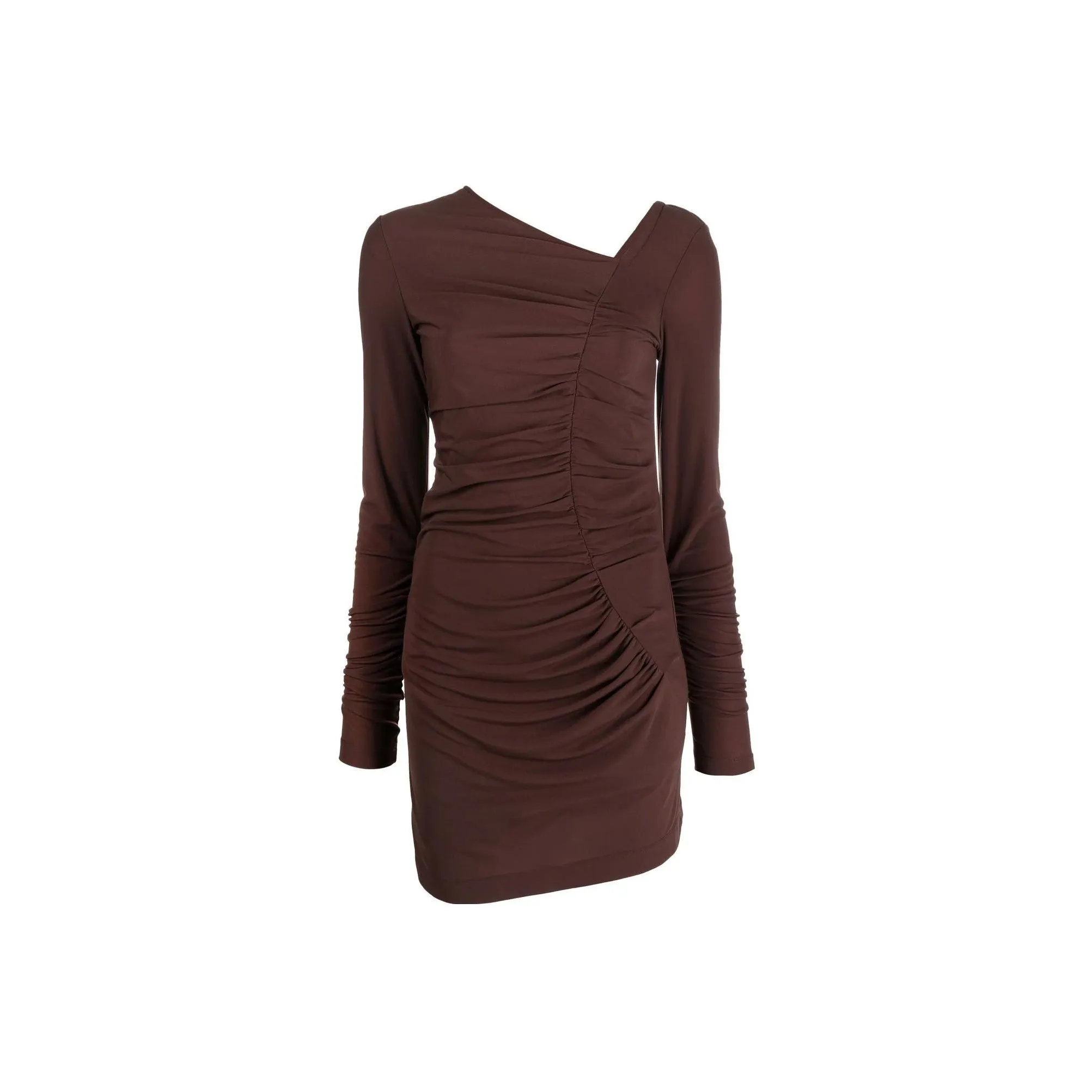 Helmut Lang Draped Asymmetric Bodycon Dress