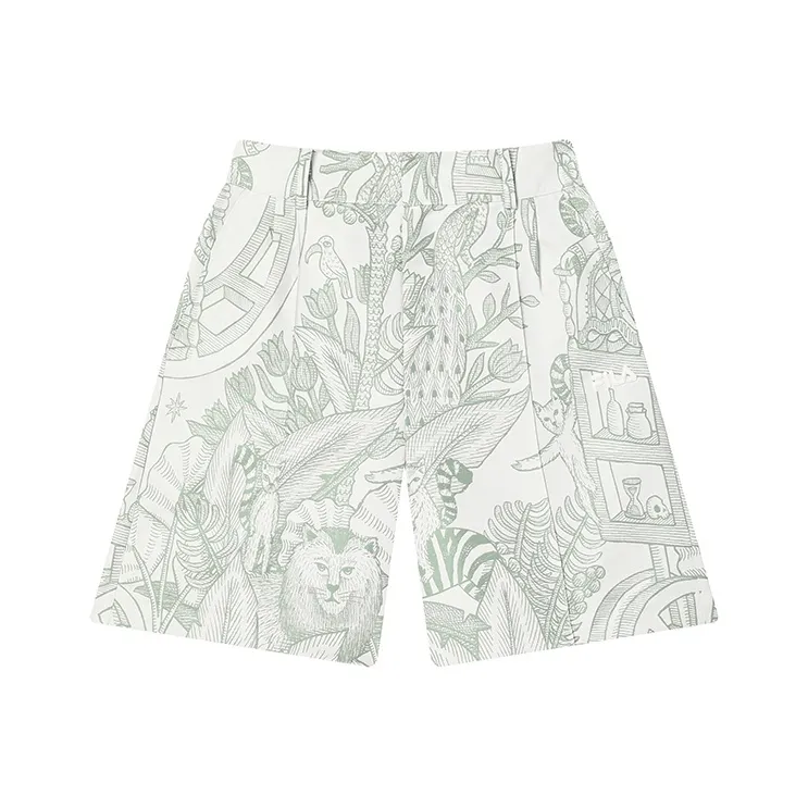 FILA Повседневные шорты женские с принтом по всей поверхности