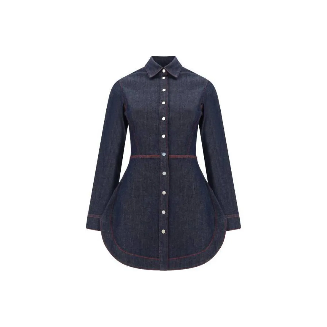 Alaia Denim Shirt Dress