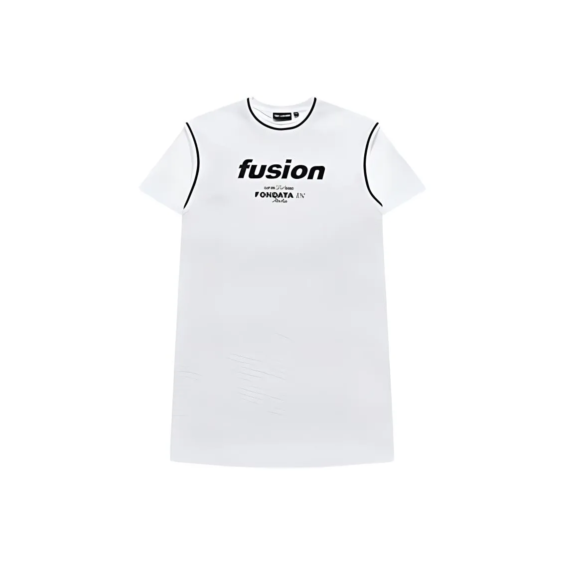 FILA FUSION SS24 Короткий рукав Платье Женское Стандартное Белое