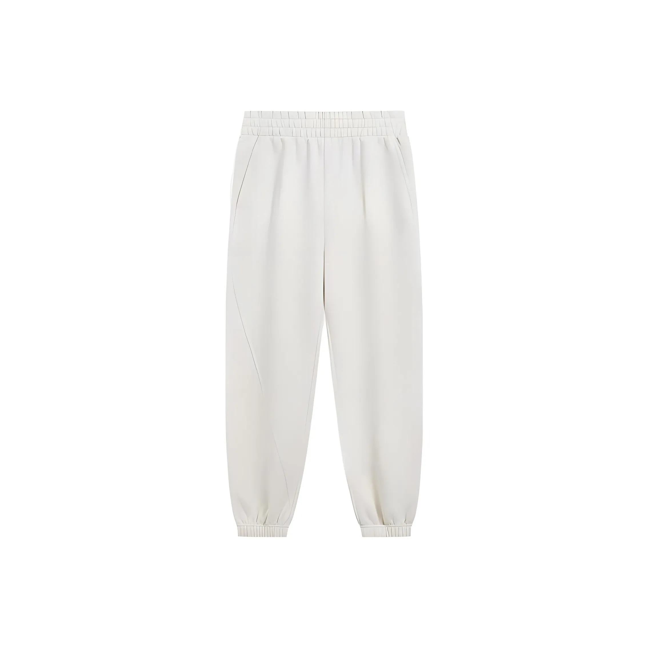 XTEP Knitted Sports Pants Women's Cotton White