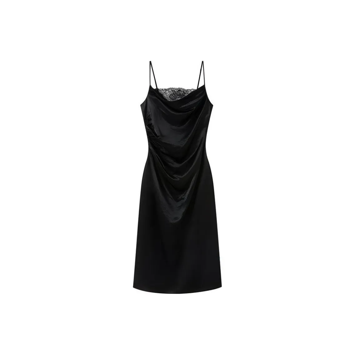 HERLAND Slip Платье Женское Черное