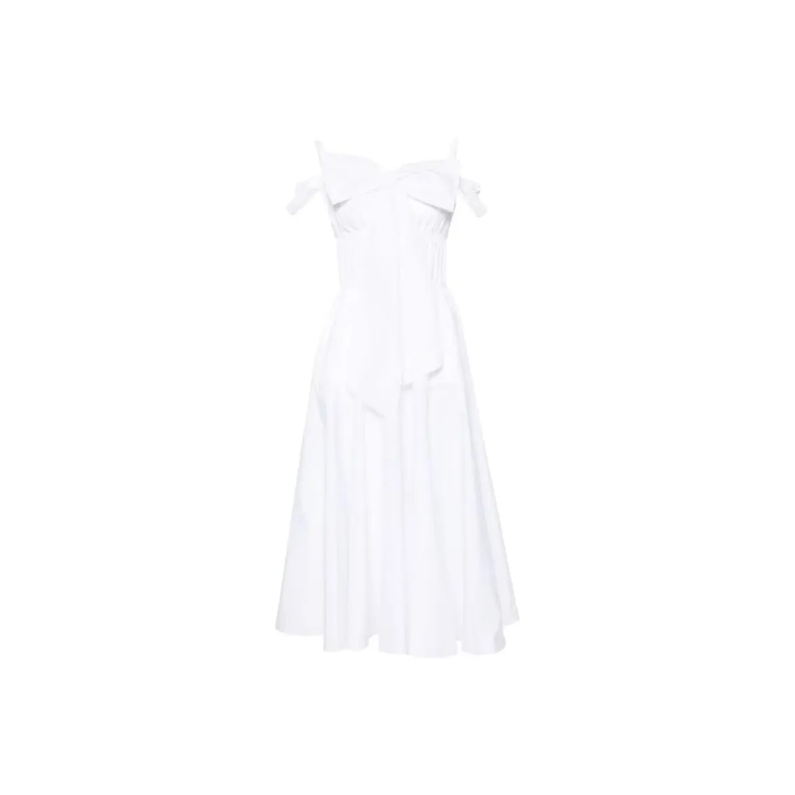 Patou Bow detail Cocktail Midi Dress
