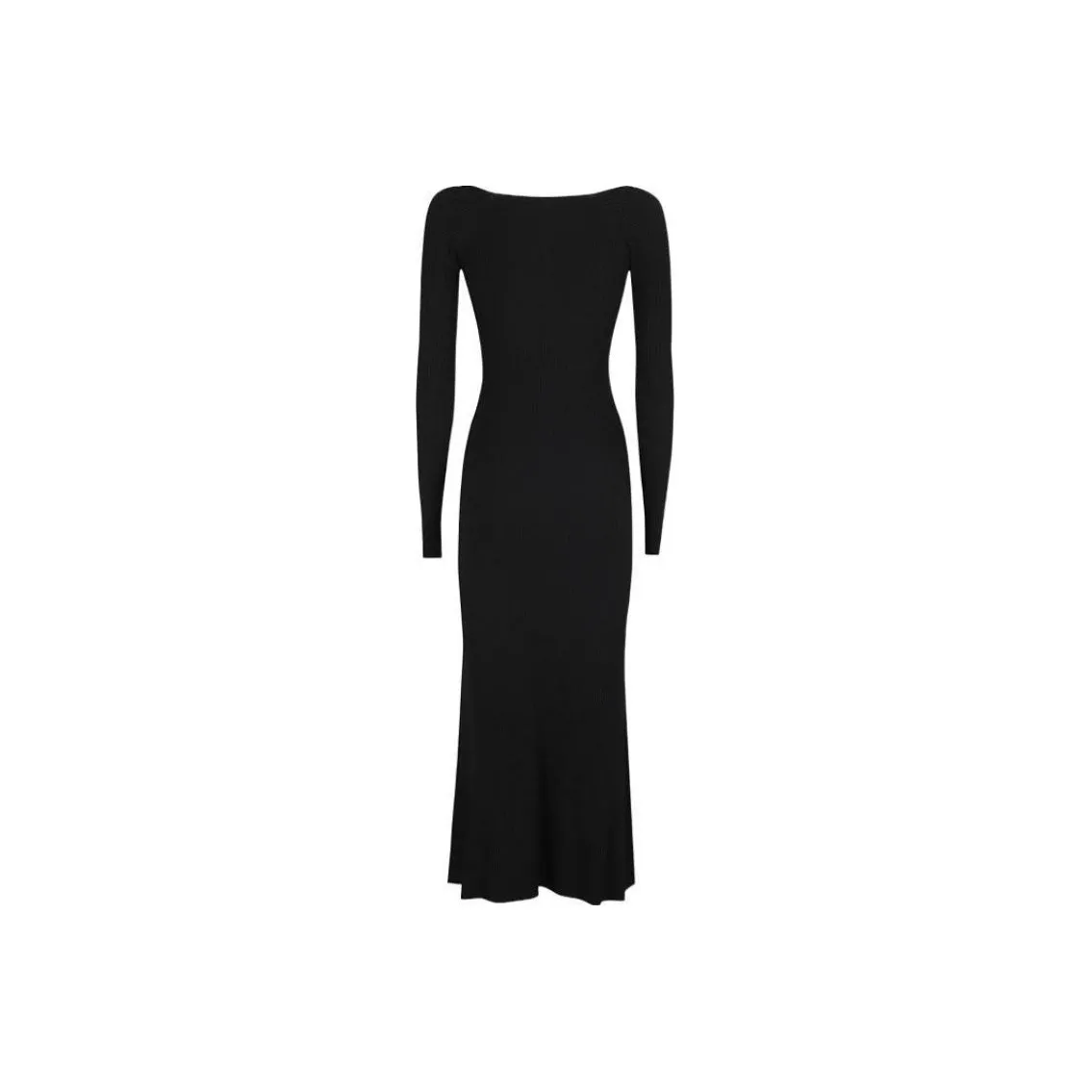 MOSCHINO Jeans Long Sleeved Ribbed Dress
