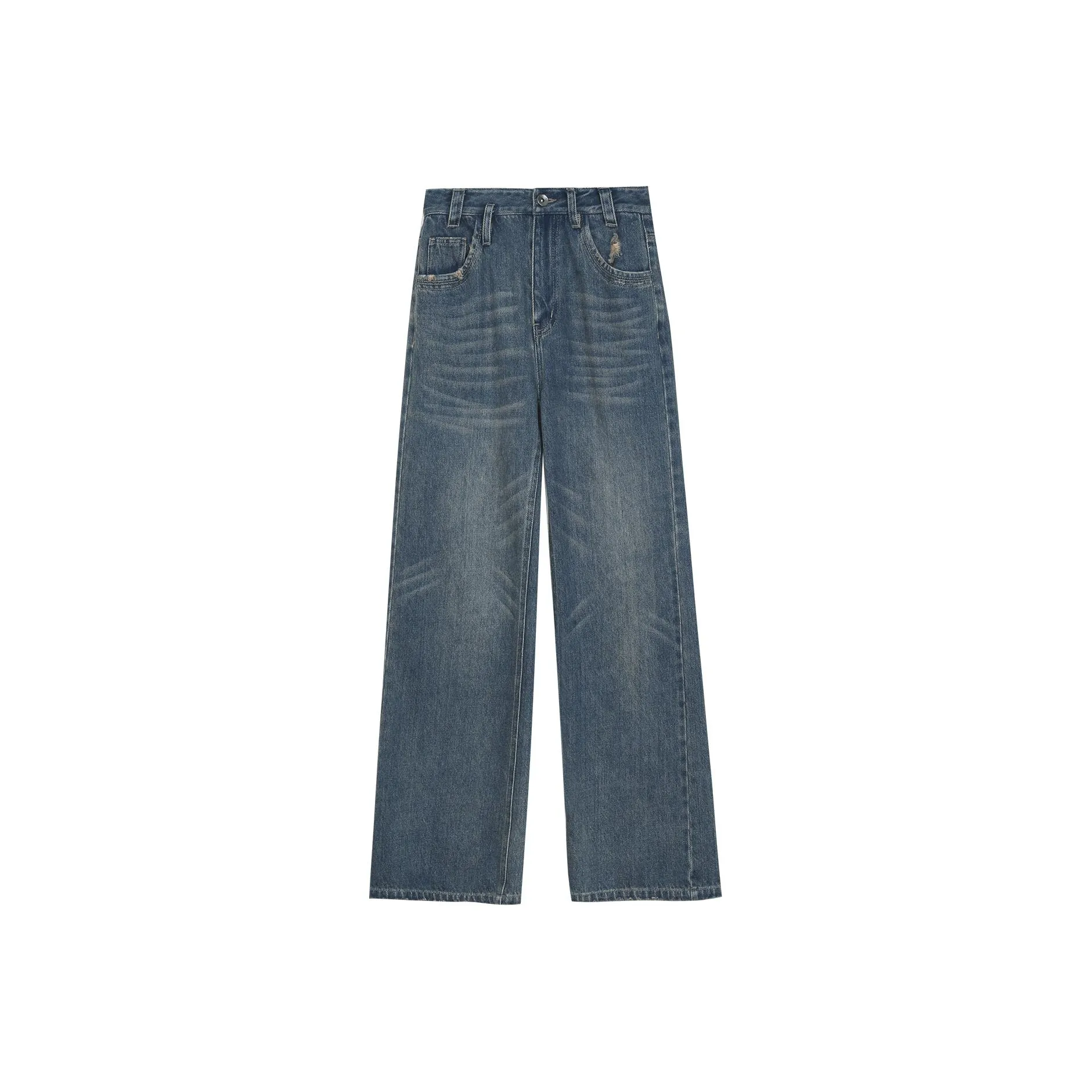 Omont Джинсы Женские Выстиранный Синий