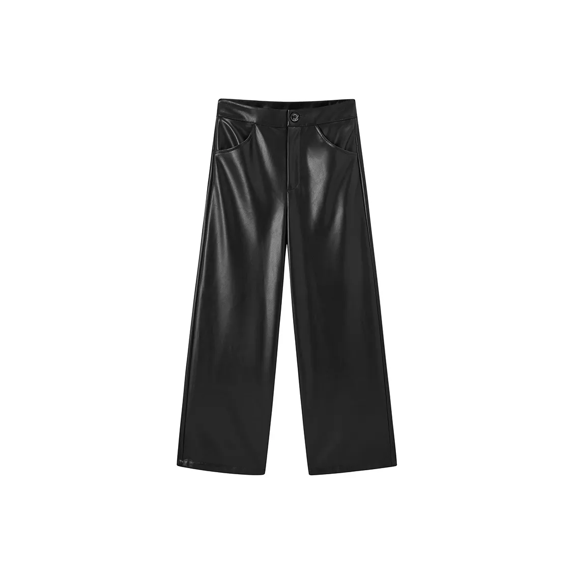 PEACEBIRD Leather Pants Women's