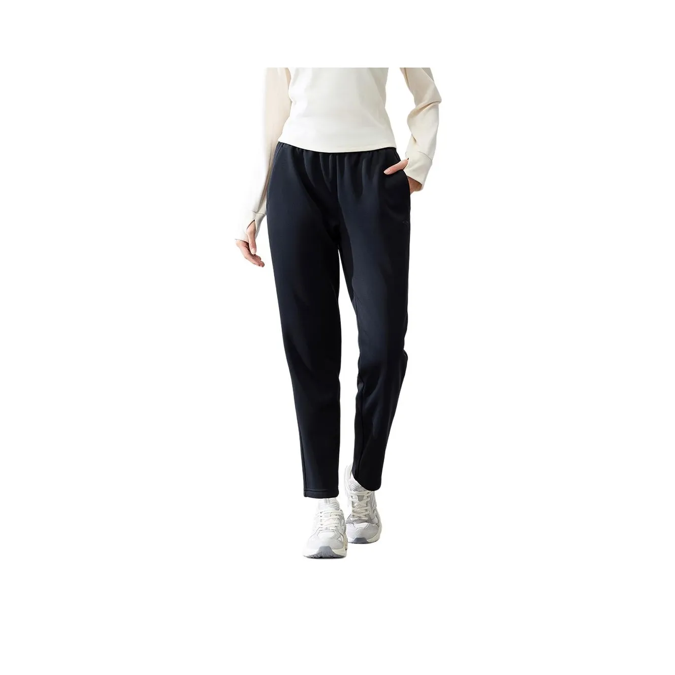 ANTA Running Collection Беговые штаны Женские базовые Черный