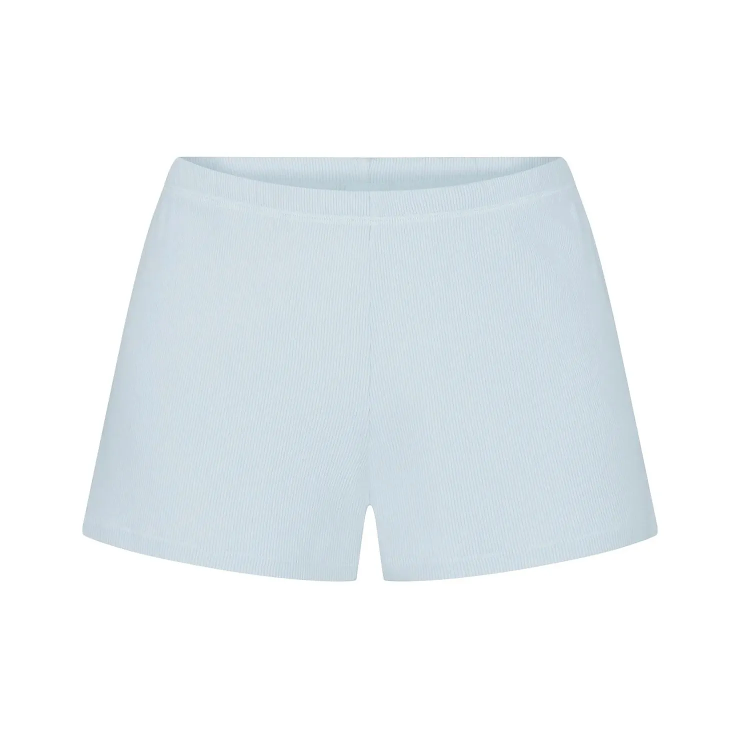 SKIMS Cotton Ribbed Short Casual Shorts Women's Opal Опал