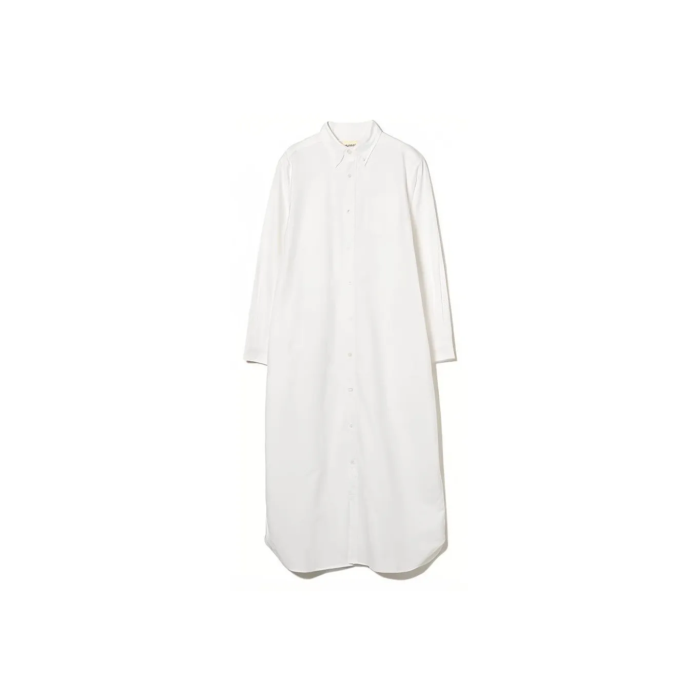 Beams Long Sleeved Dress Women's White