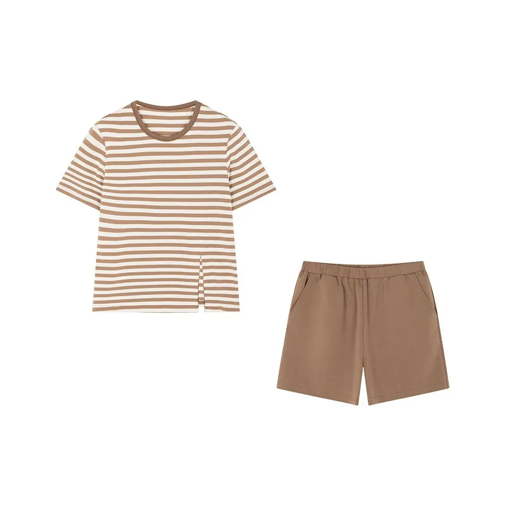 IHIMI Casual Suit Women's Coffee