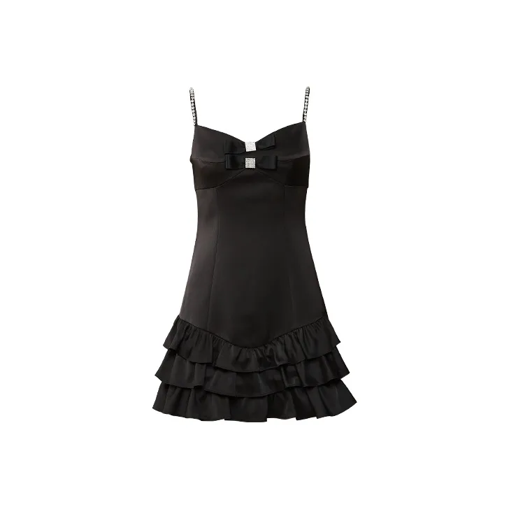 TAMMY TANGS SS24 Юбка Платье Женское Черное