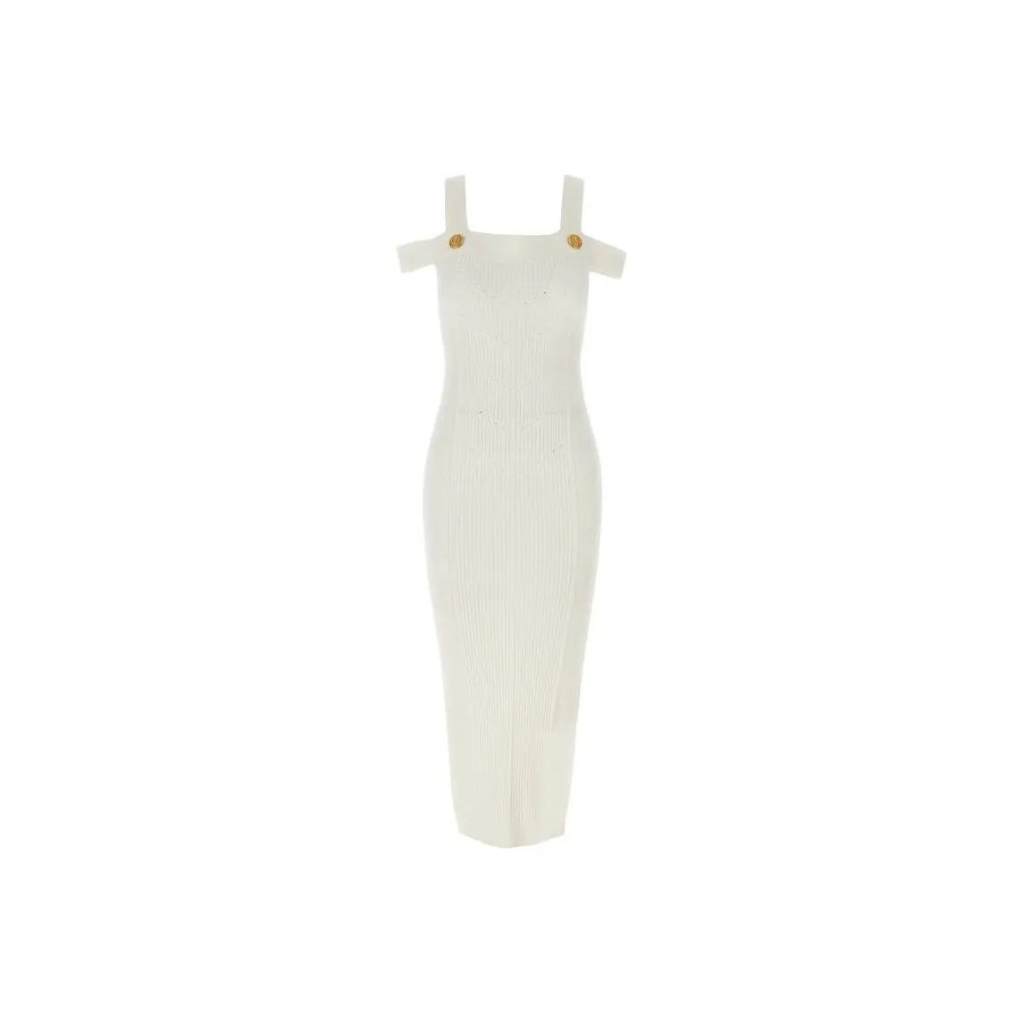 Balmain Hair Cold Shoulder Knitted Dress