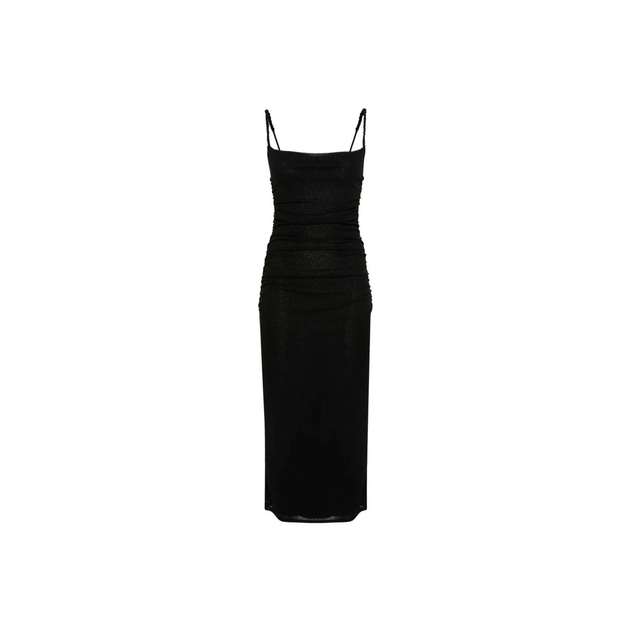 NANUSHKA Alexa Ruched Midi Dres