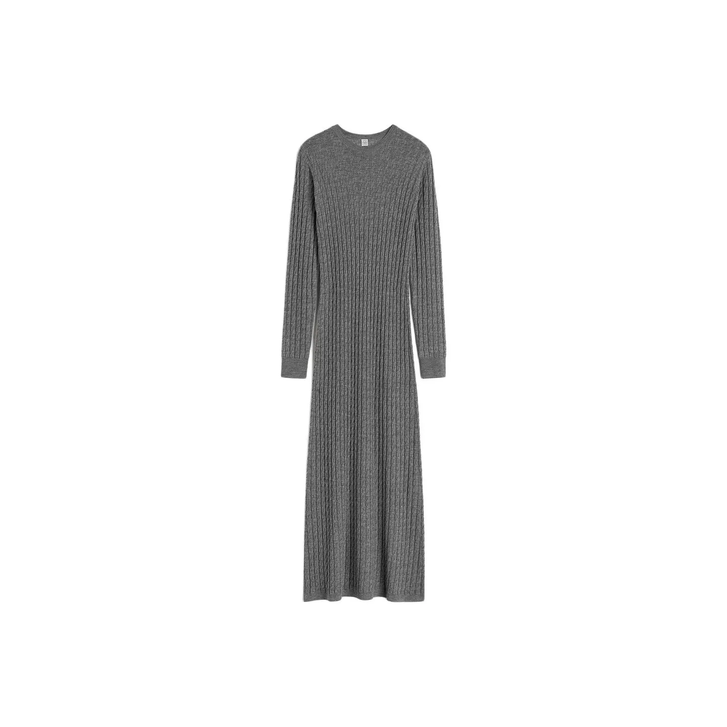 TOTEME Long Sleeved Ribbed Maxi Dress